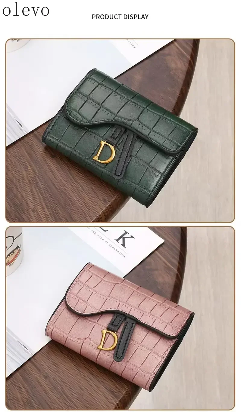 Compact Chic Multi-Function PU Wallet - Women's Slim Card Holder Organizer