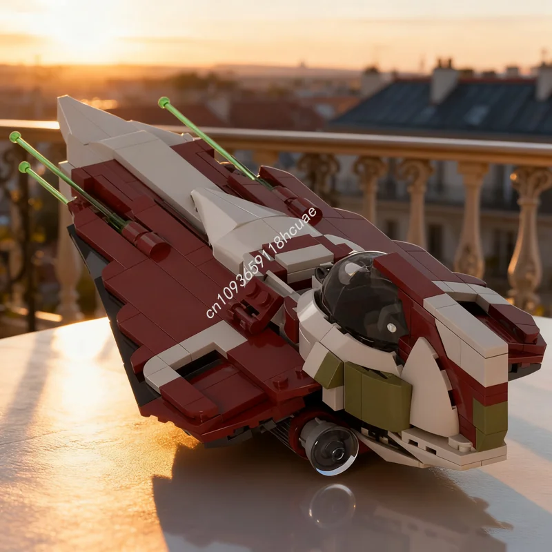 

479pcs MOC Obi Wan Kenobi S Delta Aethersprite Star Battle Model Building Blocks DIY Christmas Gift Idea Toy Brick Kids Birthday