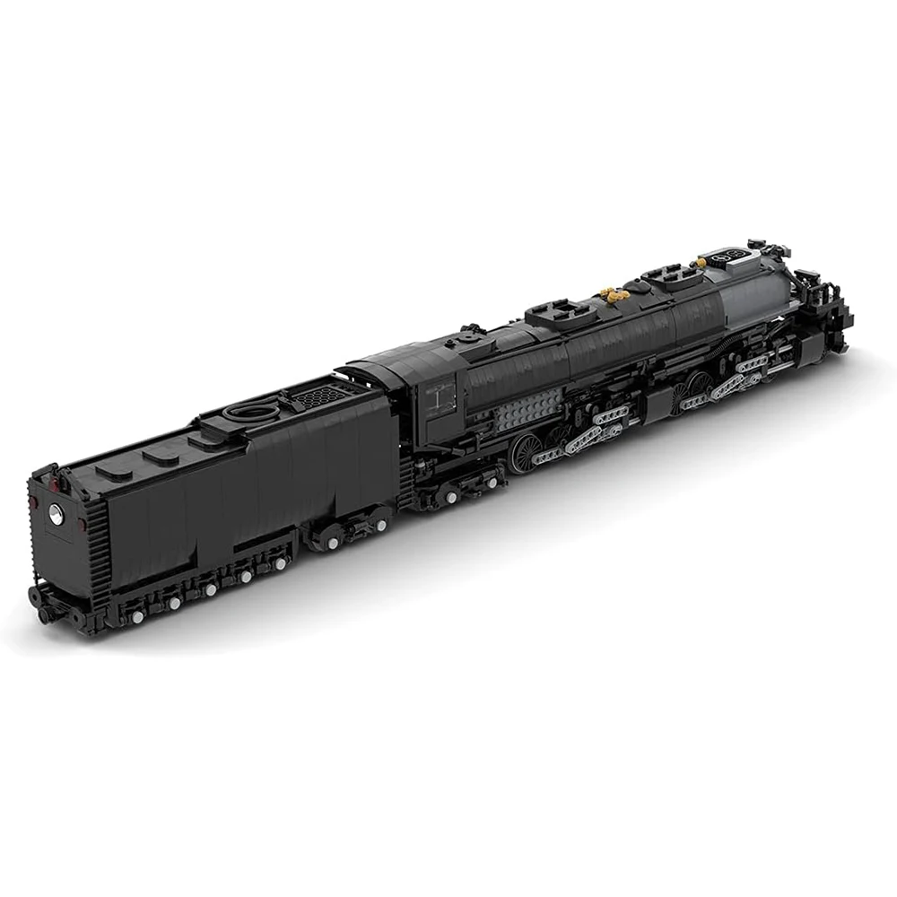 Gobricks MOC Union Pacific 4014 Big Boy Bricks محطة القطار نموذج قاطرة ميكانيكي السكك الحديدية اللبنات الاطفال اللعب هدية