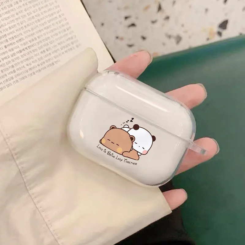 Cute Cartoon Bubu Dudu Couple Earphone Case for Airpods 4th 3rd 2 Pro 3 Soft Cover for Airpod 2 3 1 Protective Accessorie Shell view 5