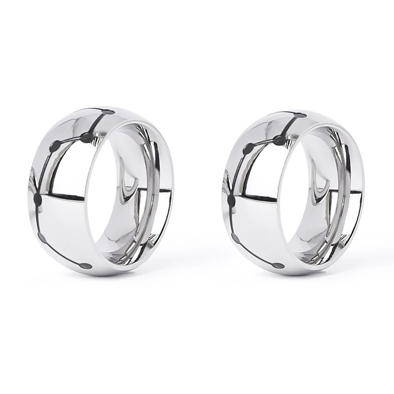 New Dipper Constellation Glans Ring Penis Ring For Men Stainless Steel Metal Cockring Head Glan Delay Ejaculation Adult Sex Toys