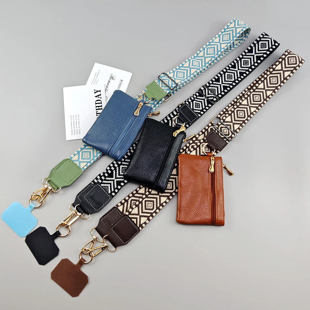 Adjustable 2-in-1 Mobile Phone Lanyard Strap, Gift