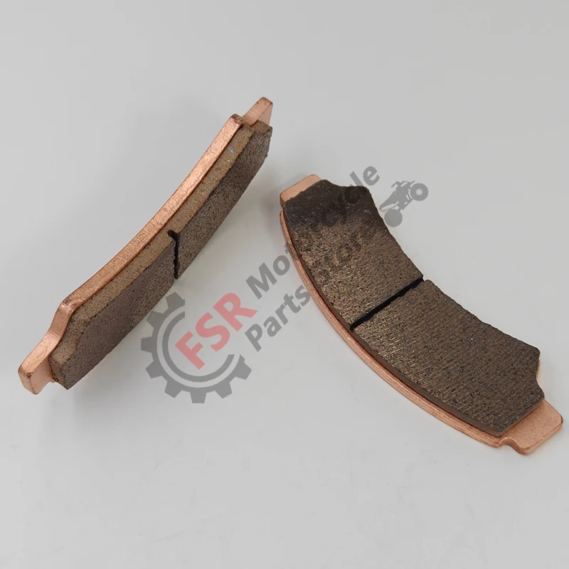 2 PAIR FRONT BRAKE PAD(COPPER-BASED SINTERED),FOR SEGWAY SNARLER AT6 L ABS T3B S E5 AT10L AT10WL VILLAIN SX10 DIFF,QUAD PARTS