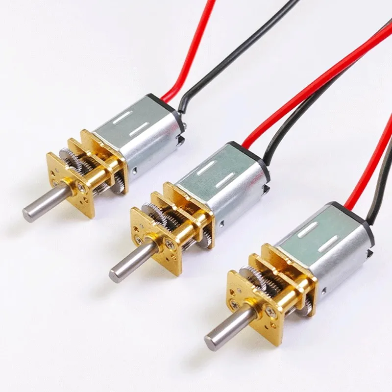 New GA12-N20 reduction motor with wire 3V 6V 12V micro DC gear reduction motor low-speed motor