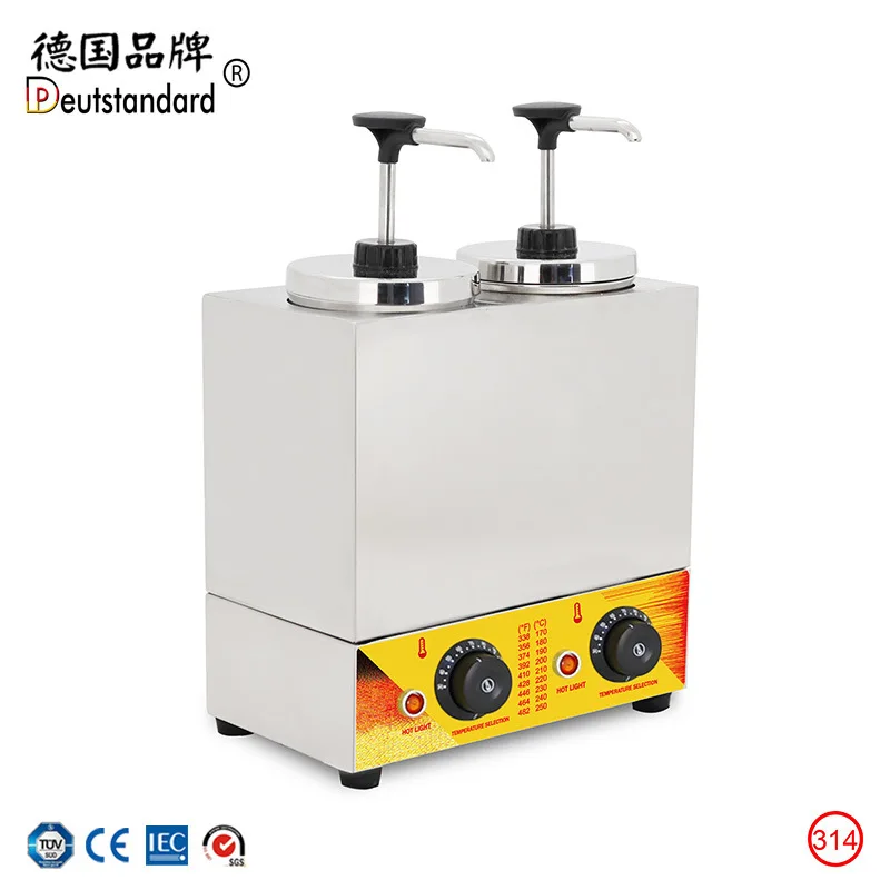 machine equipment Double head jam heat pump Double cylinder jam pump insulation Electric heating Commercial extruder Snacks
