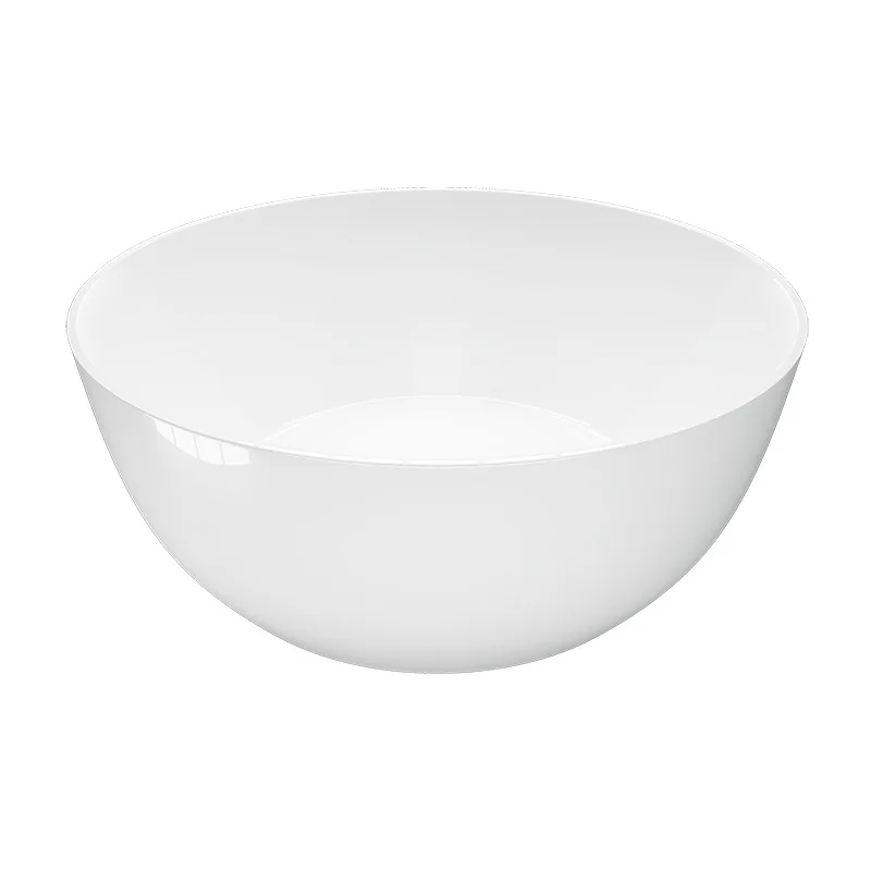 Foshan manufacturer 1.35/1 meters small apartment acrylic round independent small bathtub bath tray special price