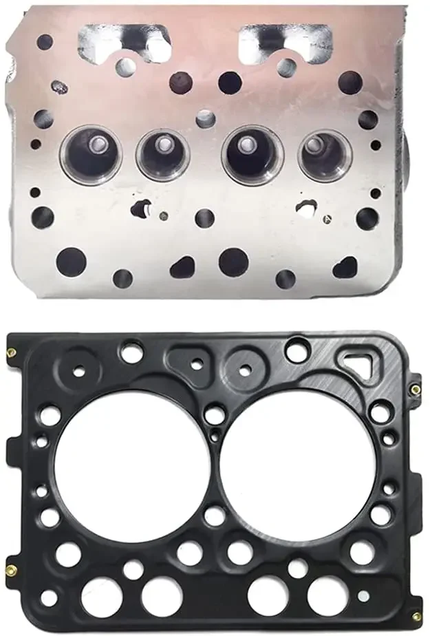 Z482 Cylinder Head 16851-03040/2/7 Head Gasket 1J090-03310 Intake Valve 14601-13110 Ex-Valve 14601-13120 For Kubota Tractor