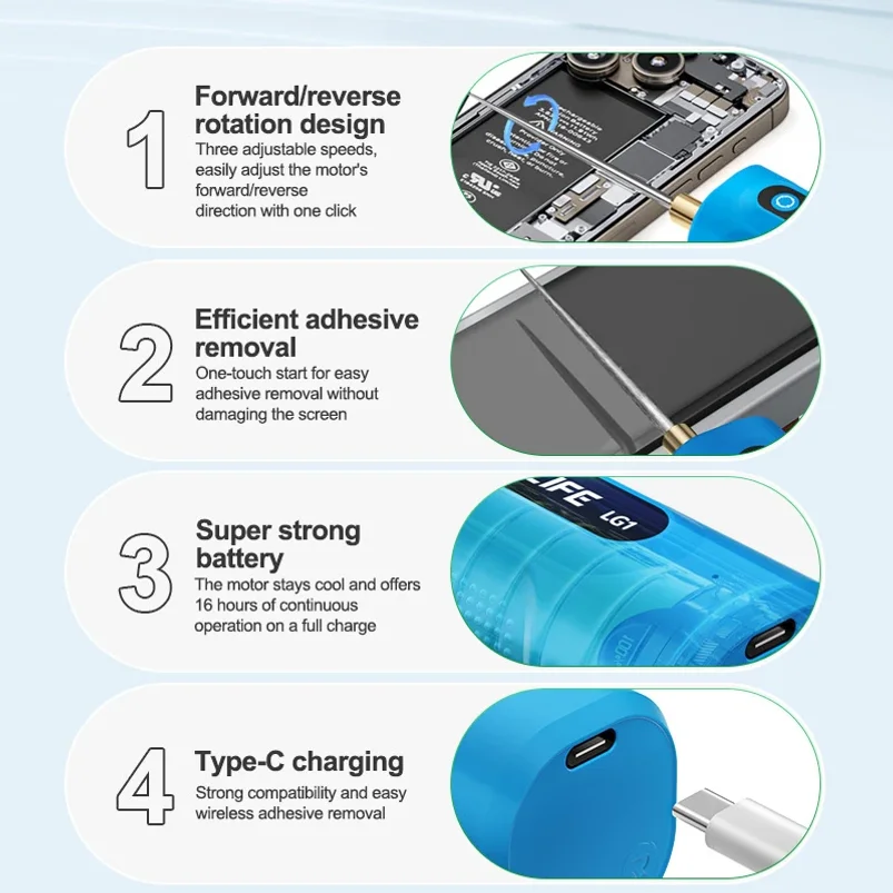 LG1 Smart Glue Remover Screen Repair  Efficient Adhesive Removal for Easy Adhesive Removal without Damaging the Screen
