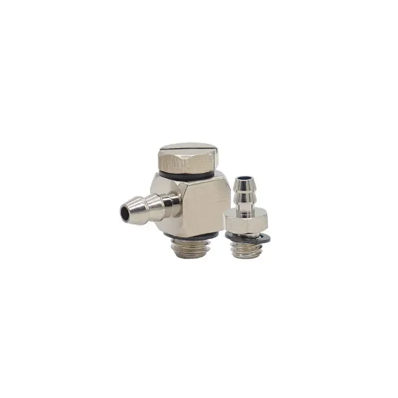 

M3 M4 M5 M6 Metal Mini Hose Barb Brass Nickl Plated Pipe Air Fitting Counnector Adapter Coupler Pagoda Pneumatic Quick Connect