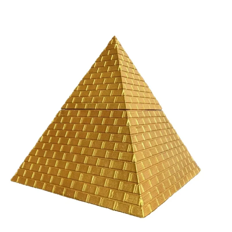 

Brass Egyptian pyramid home living room feng shui ornament