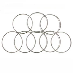 Magnetic Linking Ring 8 Eight Rings Set - Large Size (Dia. 30cm,Stainless Steel) Magic Tricks Stage Illusions Gimmick Props Fun