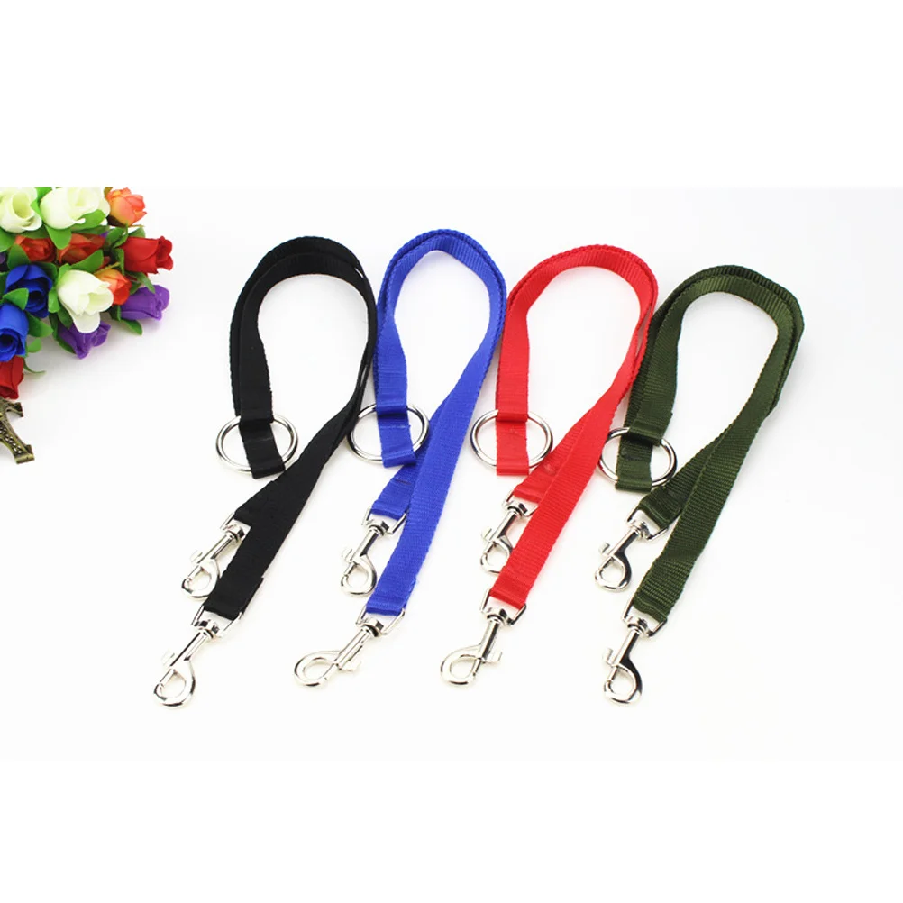 

Double Dog Leashes Nylon Durable Dual Clips Control 2 Dogs Walking Running Small Pets Hauling Cable Blue Dog Leash