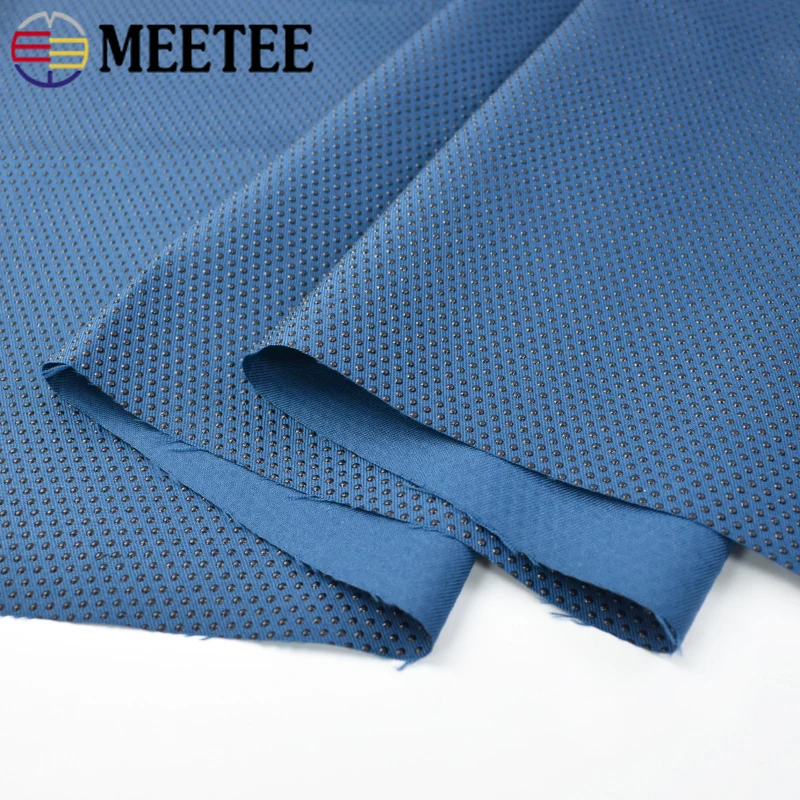 Meetee 50/100cmx150cm Anti-Slip Fabric Rubber Dots Non-slip Cloth Children Dancing Shoes Sofa Cover Carpet Sewing Accessories