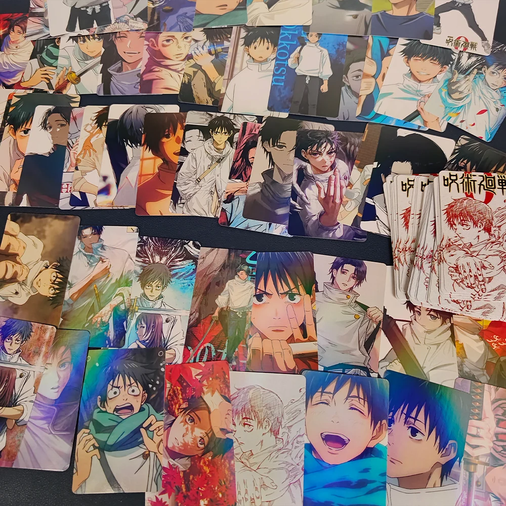 96 ピース/セット呪術廻戦: Yuta Okkotsu マンガレーザーロモカードアルバムコミックキャラクターフォトカードファンコレクションカード