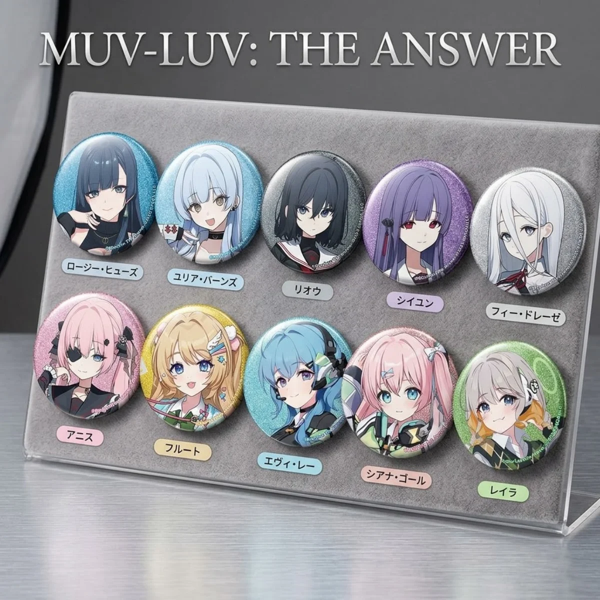 Аниме Muv-Luv: The Answer, металлический значок Takeru 6 см, HD-качество, подарок на День отца, для рюкзака, одежды, брелок, подарок для фанатов
