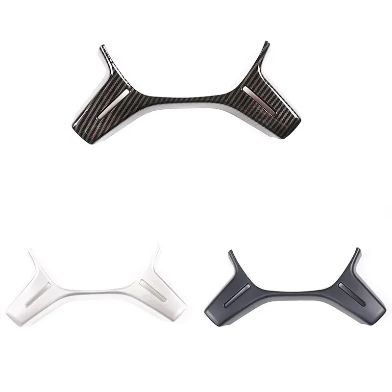 

For Mercedes Benz C E Class ML GL W204 W212 X166 W166 11-13 ABS Matt Black Car Steering Wheel Cover Trim Sticker Car Accessories