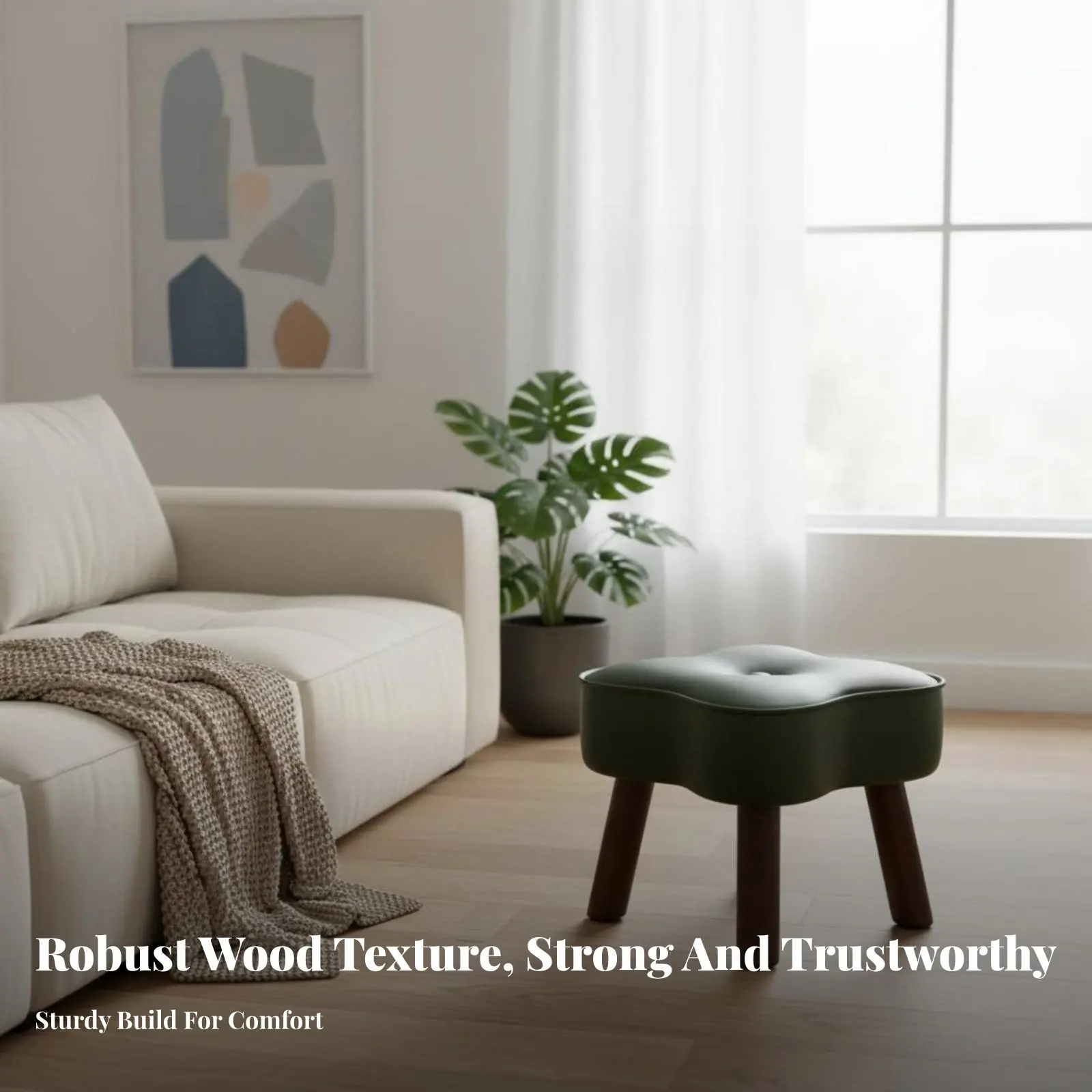 

Мягкий табурет с ботаническим узором, многофункциональная мебель для дома, с мягкой обивкой, универсальный для детей, женщин, гостиной