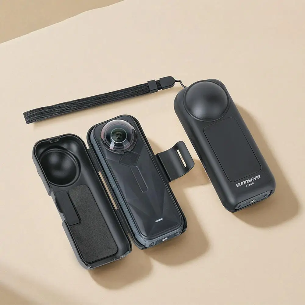 Étui de Protection à dégagement rapide pour Insta360 X5, housse de Protection complète, antichoc, anti-rayures, protecteur d'écran d'objectif avec corde à main