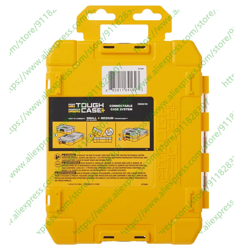 Ящик для инструментов DEWALT DWAN2190, аксессуары средних частей, жесткие разделительные биты, коробки
