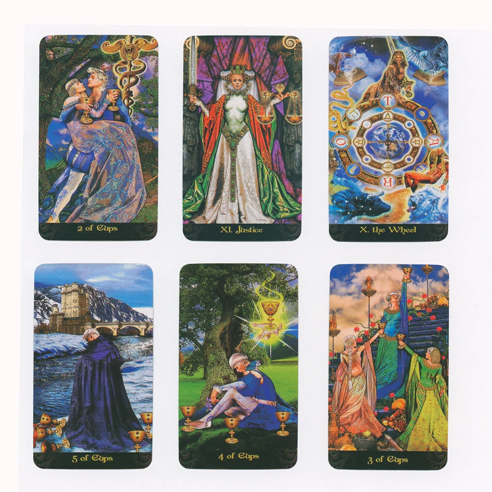 Tarot Illuminati Kit Card Divination PDF Guidebook  Fate Game Affectional  Oracle Deck Tarot Cards for Beginners