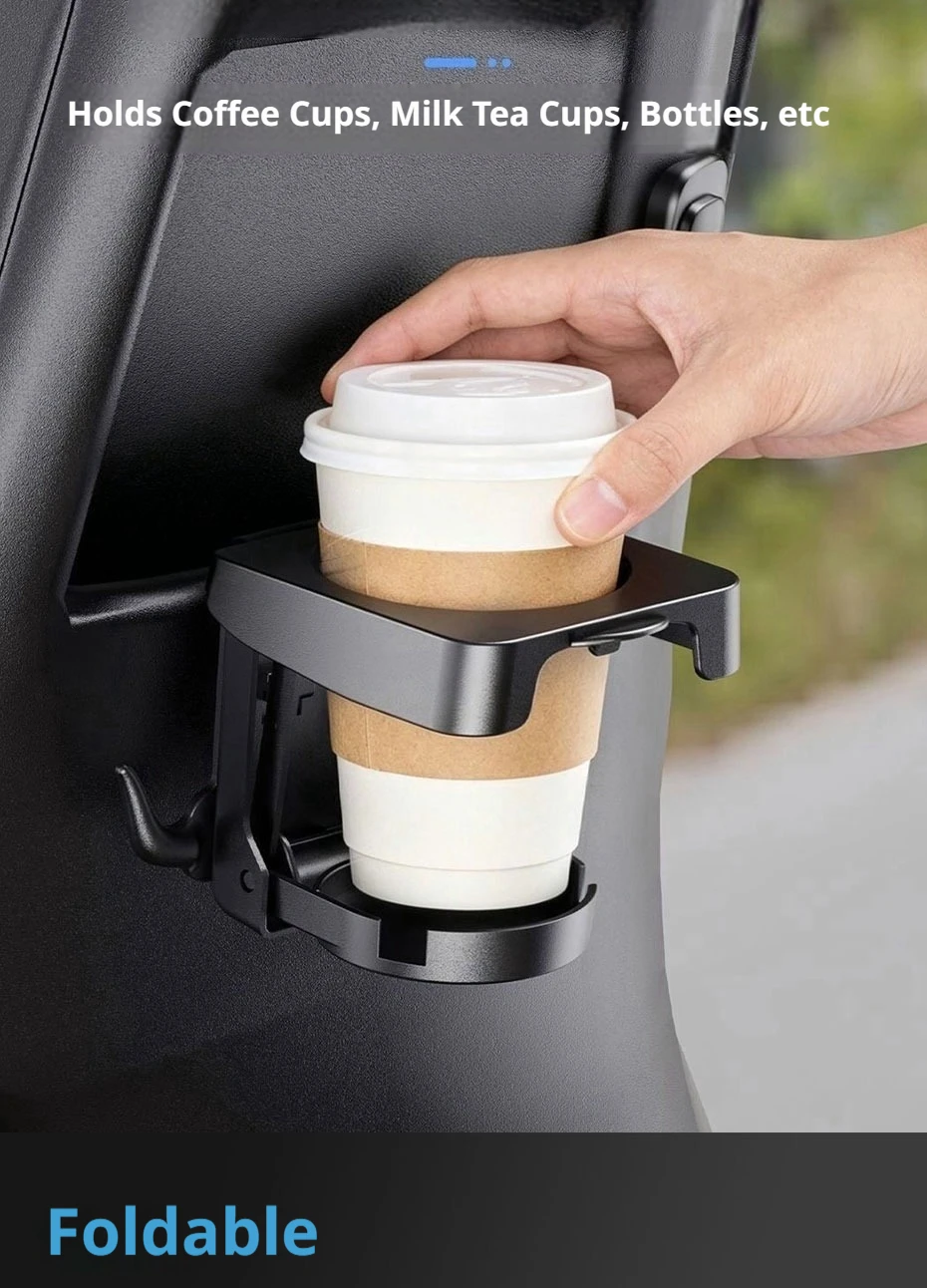 SEAMETAL Auto-Türbecherhalter, universelles Design mit Clip-Haken, Getränkehalter, Organizer, faltbarer Auto- und Motorrad-Wasserbecherhalter – Detail 10
