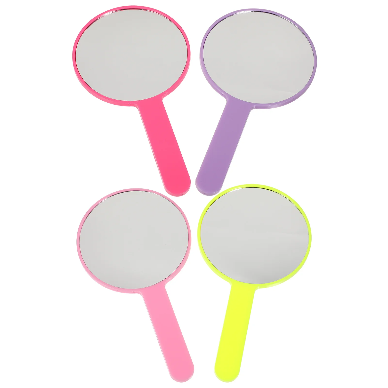 8 Stück tragbarer Reise-Make-up-Spiegel, Handspiegel, hochauflösende, klare Oberfläche, Geschenk für Mädchen und Frauen