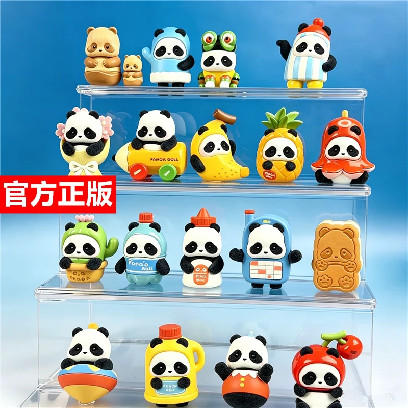 Original Panda Roll Minime Dress Up 2.0 Series Blind Box Cute Panda Figurine Collectible Desktop Ornament Home Decor Art Toy