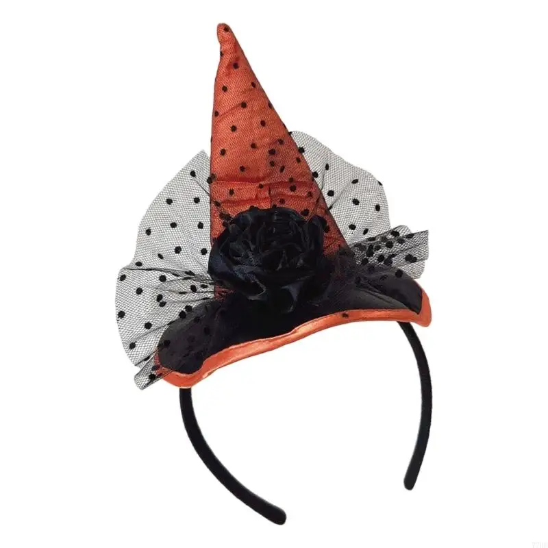 77he魔女ケットウェアハロウィーンアクセサリーコスプレヘッドドレス小道具のための大人のパーティー