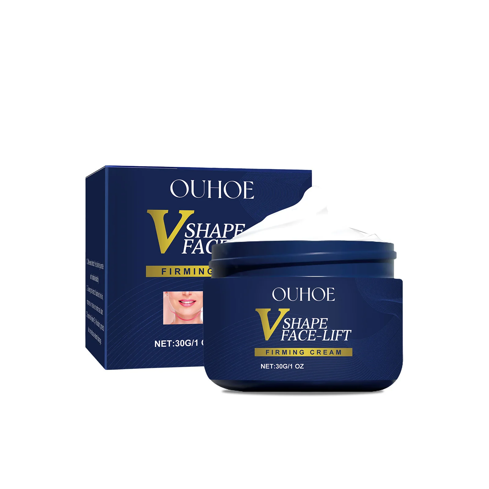 V Shape Face Slimming Cream Firming Lifting Fine Lines Wrinkles Remove Double Chin Slim Skin Rejuvenation Face Tightening Cream