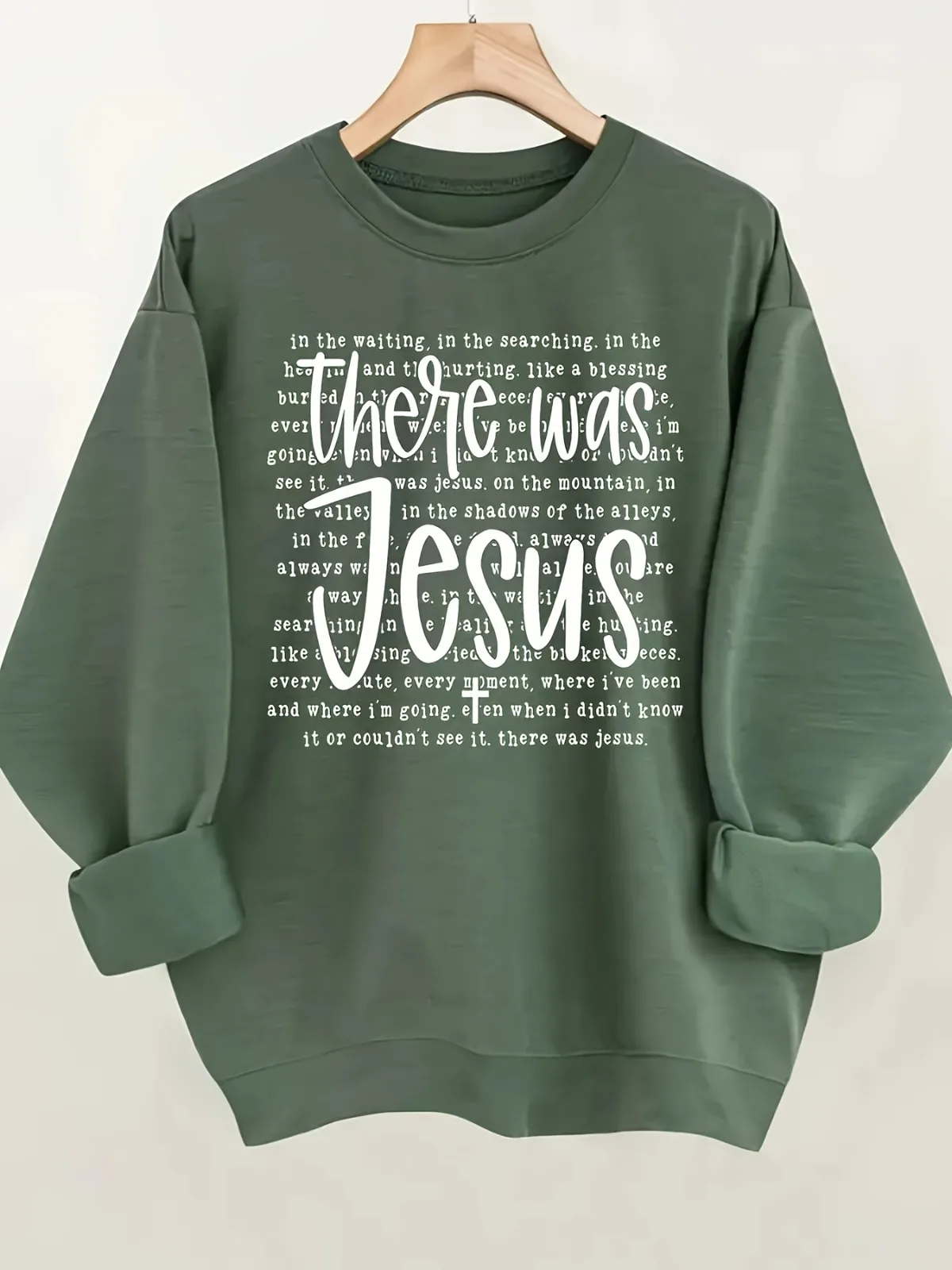 여성 캐주얼 패셔너블 레터 패턴 프린트 후드티 편안한 라운드 넥 풀오버 휴일 선물 의류 고스 스타일에 적합