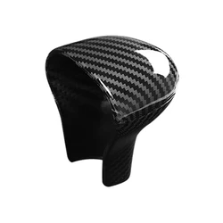 For Audi A4 B8 A5 A6 C7 A7 Q5 Q7 2012 2013 2014 2015 2016 LHD AT Carbon Fiber Gear Shift Knob Cover Trims Car Handbrake Sticker