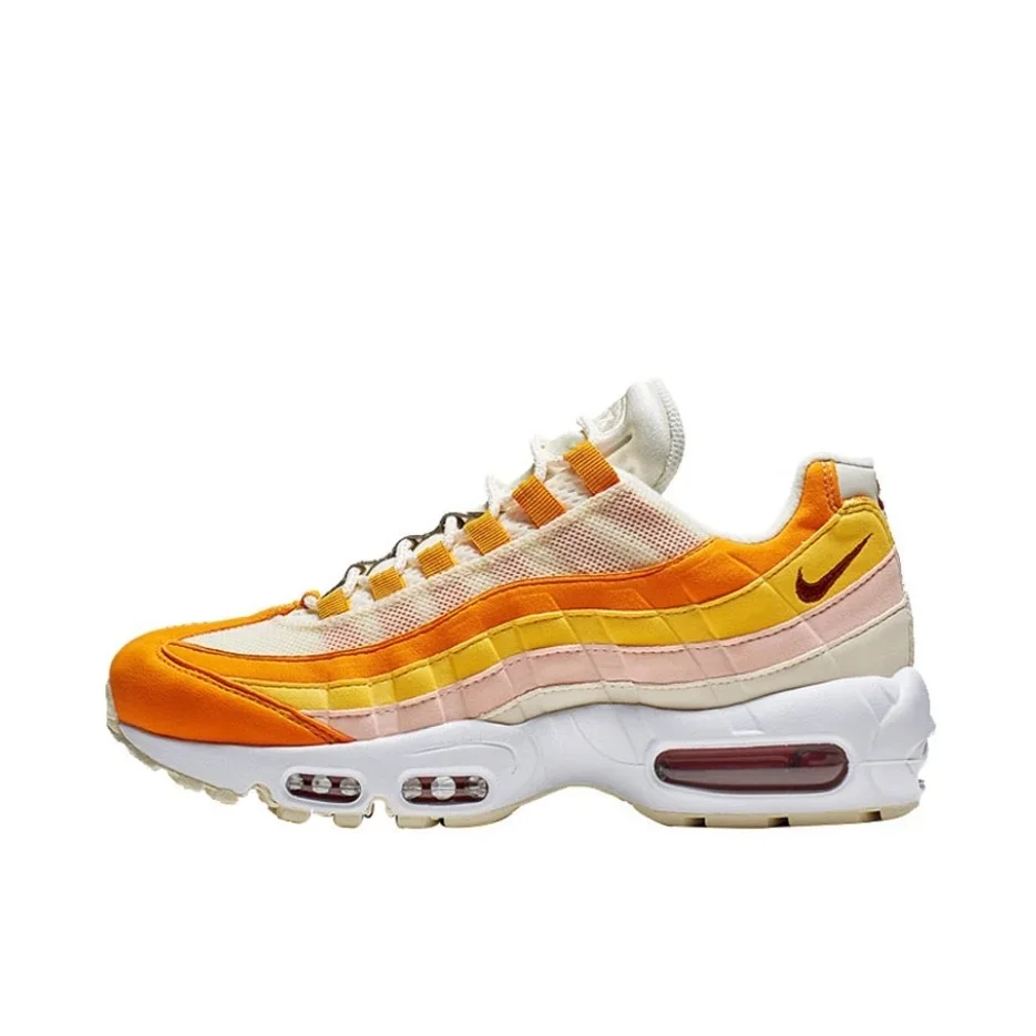 Nike Air Max 95 Running Shoes For Men And Women Fashion Retro Anti-slip WearYellow White