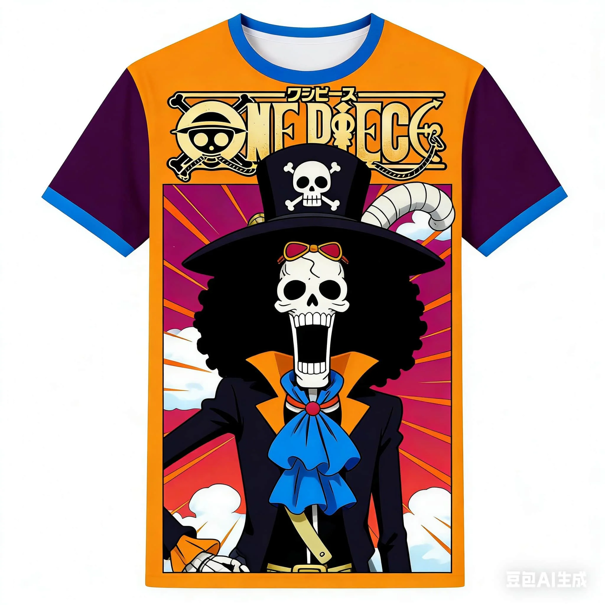 

Детская футболка с коротким рукавом и шорты с изображением Луффи из аниме One Piece для мужчин и женщин, летний комплект