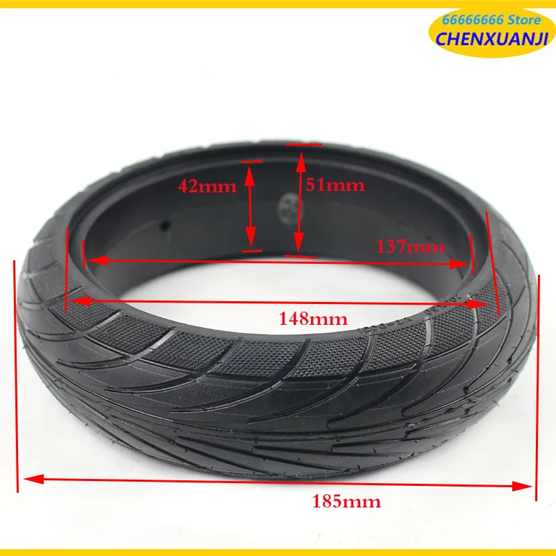 Scooter Parts 8 Inch 200x50 Solid Tire for Ninebot ES1 ES2 ES4 Electric Scooter Wheel Accessories 200*50 Solid Tyre