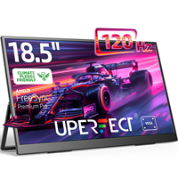 UPERFECT 18.5 Inch Portable Monitor 1920*1080 120HZ HDMI TYPE C For Laptop Gaming Display Phone Computer Extension Office Screen