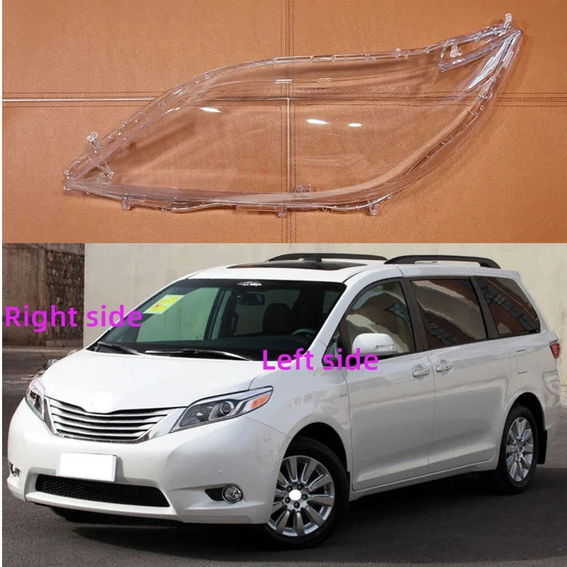 

For TOYOTA SIENNA 2011 2012 2013 2014 2015 2016 2017 2018 2019 Headlamp Lens Replacement Headlight Shell Cover Headlight Glass