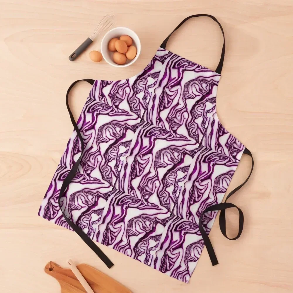 

Purple Cabbage Apron Men's Kitchen Hairdresser professional hairdressing Kitchen Things Apron