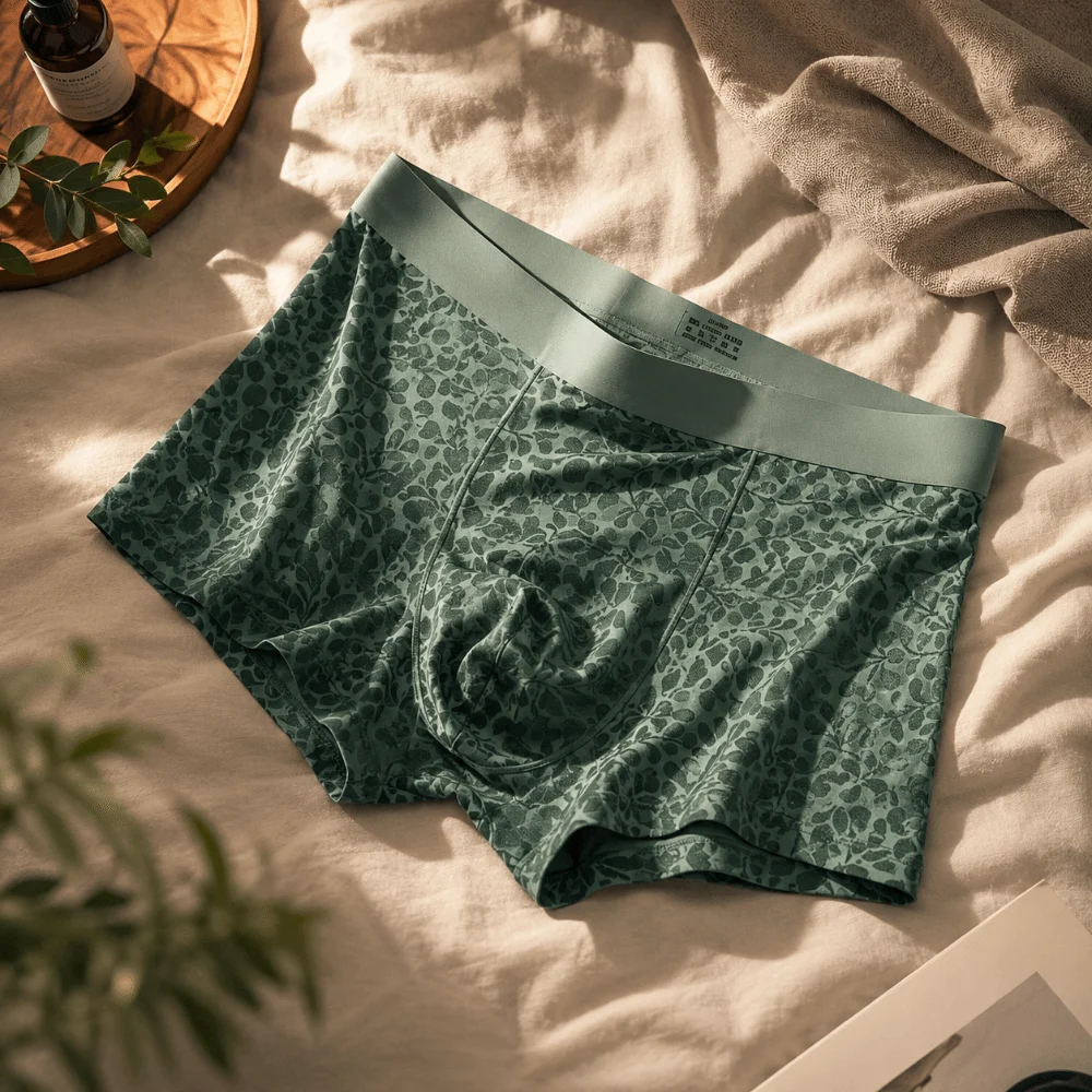 Smooth Mesh Thin Boxer Shorts Hollow-out U Convex Pouch Men's Underwear See Through Ice Silk Briefs Daily Wear