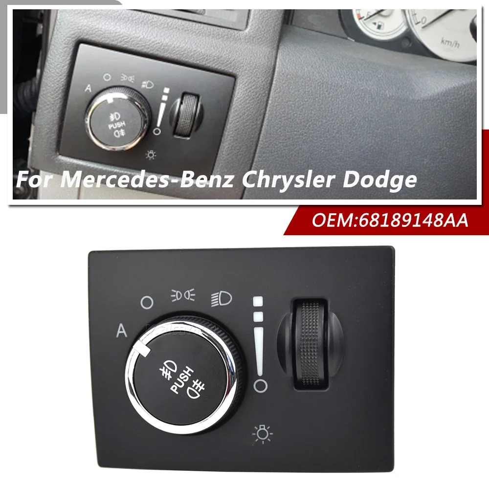 New Light Switch Fog Lamp Switch For Chrysler 300C 06 07 Jeep Grand Cherokee Dodge Challenger 68189148AA