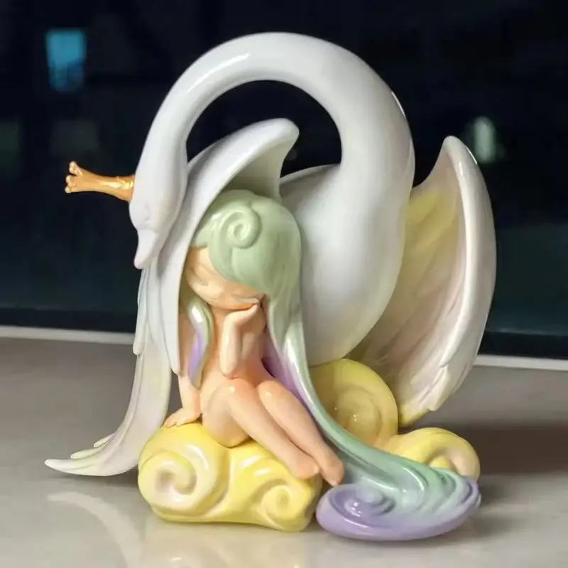 กล่องสุ่มของสะสม ซีรีส์แฟนตาซีในฝัน ของแท้ ฟิกเกอร์อนิเมะสุดฮิต ของสะสม โมเดลตกแต่งโต๊ะทำงาน