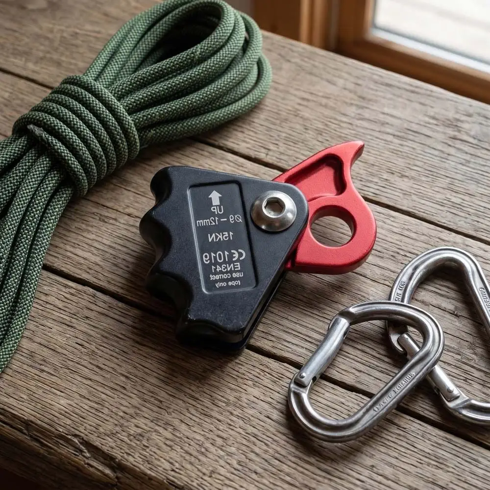 High-altitude Tools Self-lock Carabiner Automatic Locking Anti Fall Design Rope Grab Device Protective Equipment Rescue Device