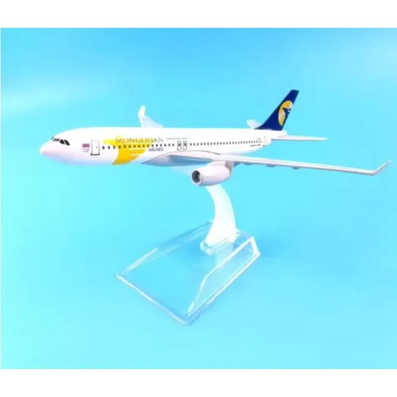 16cm Alloy Metal Air MONGOLIAN Airlines B767 Airplane Model MONGOLIAN Boeing 767 Airways Plane Model Stand Aircraft Kids Gifts