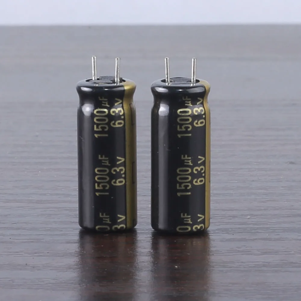 

10pcs panasonic FJ 1500mfd 6.3v 1500uf electrolytic Capacitor 8*20mm 105°C