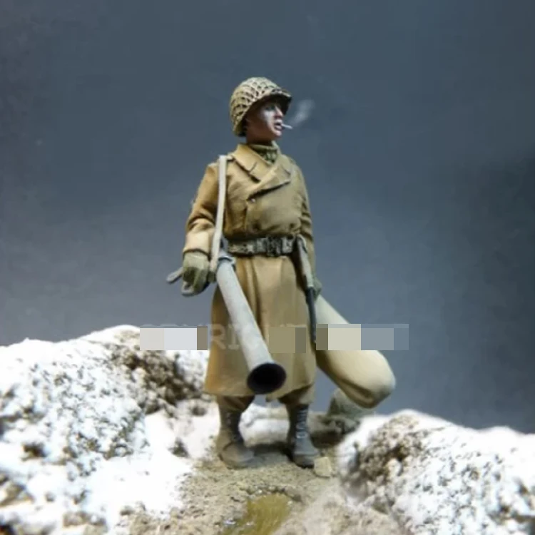 1/35 Model z żywicy figurka żołnierza GK, artyleria GI Ardennes 1944-45, wwi motywy wojskowe, niezmontowany i niemalowany zestaw