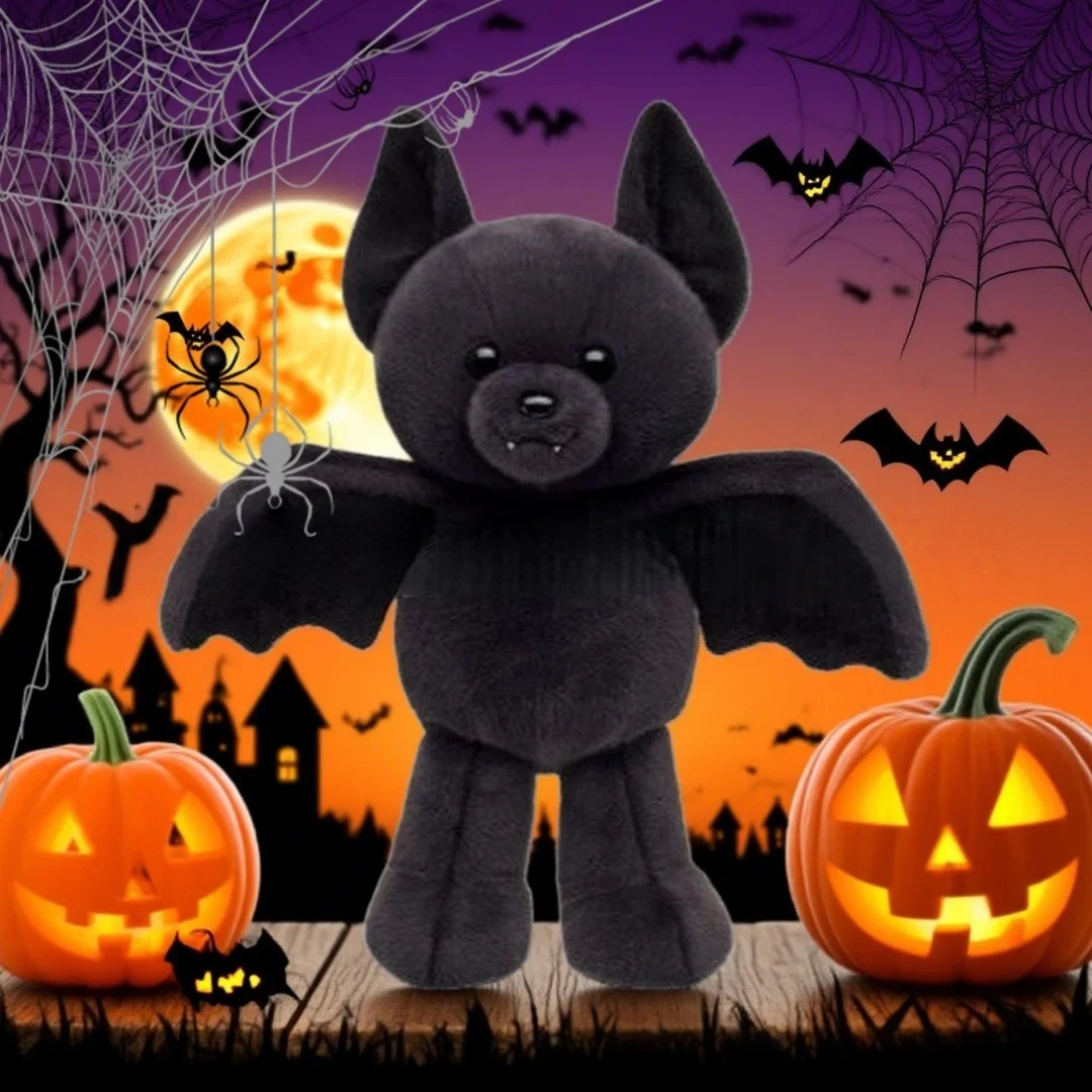 

Build A Bear Posable Bat Plush 2025 Accessories Doll Merch Plush Bat Toy Halloween Christmas Gift