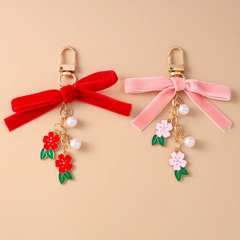 Modischer Bunter Blumen-Schlüsselanhänger für Autoschlüssel, Souvenir-Geschenke für Frauen und Männer, Handtaschen-Anhänger, Schlüsselringe, DIY-Schmuckzubehör – Detail 6