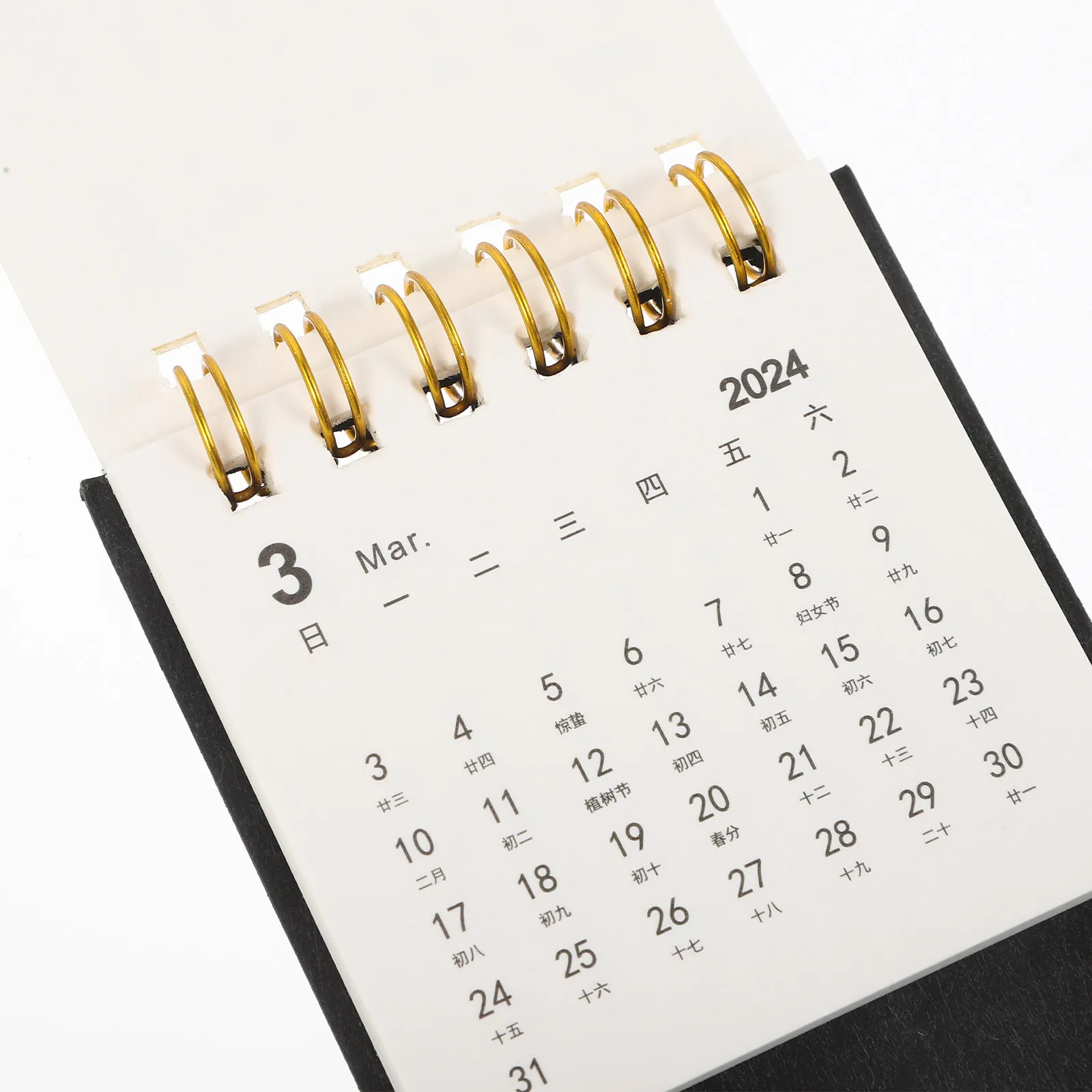 Mini Desk Calendar Simple Style Household Standing Month Calendar Portable Office Supply Home Accessory Efficient Productivity