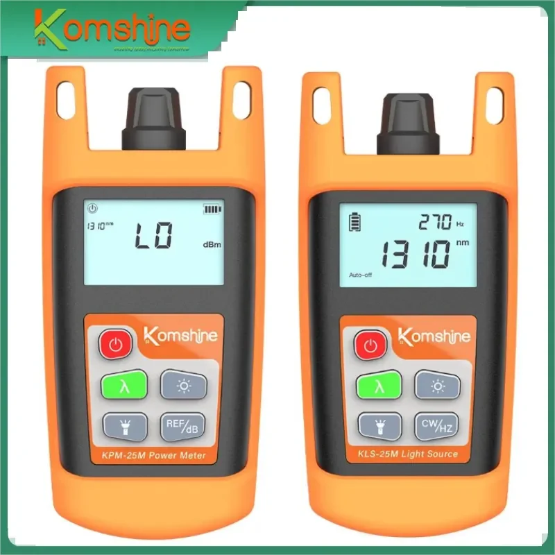 

Komshine KLS-25M/KPM-25M Fiber Optic Laser Source 1310/1550nm Optical Power Meter Fiber Optic Cable Tester OLS OPM