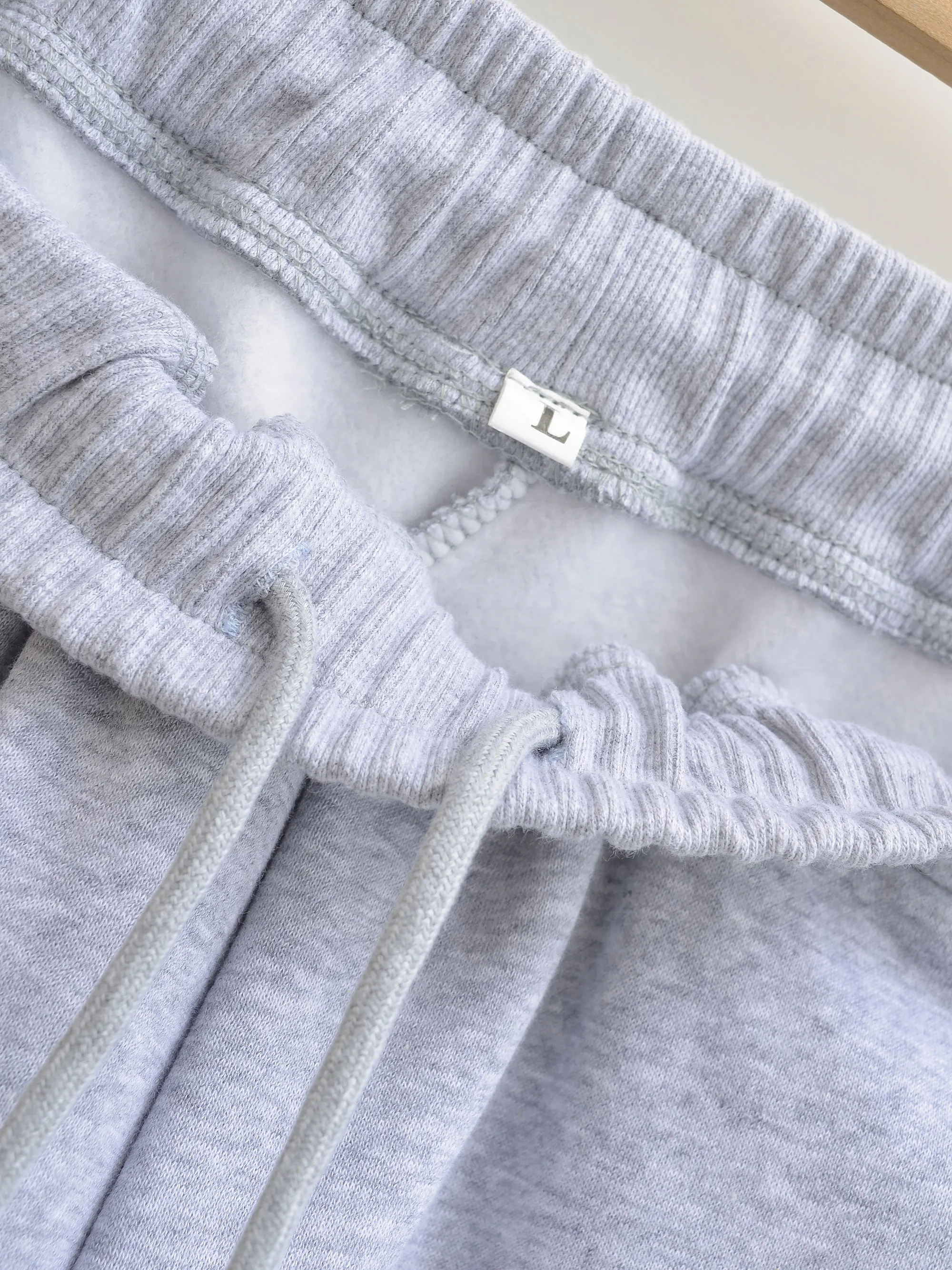 HH Frauen Casual Solide Hoodies Hosen Sets Langarm Pullover Sweatshirts Mantel Kordelzug Breite Bein Hosen Büro Dame Anzüge – Detail 23