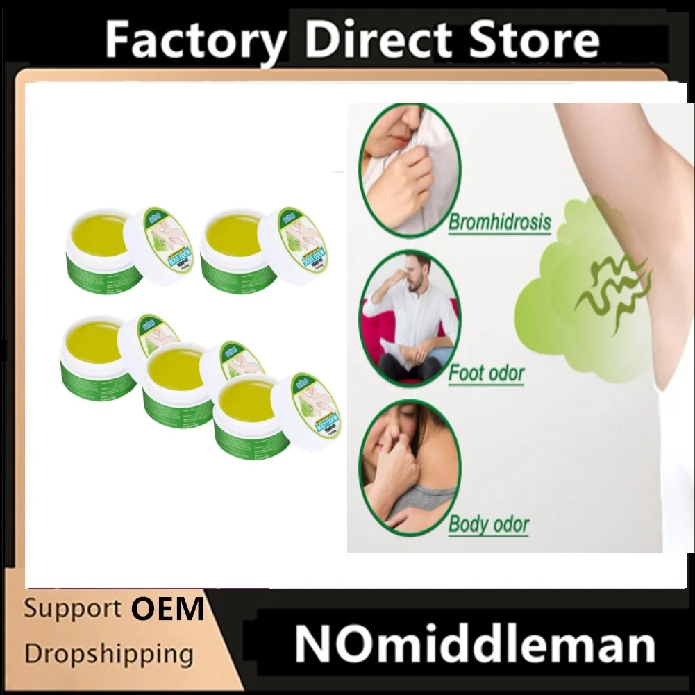1/2/3/5 Uds crema de eliminación de olores de axilas eliminación de sudoración de mal olor para hombre mujer cuerpo refrescante duradero Aroma cuidado de la piel